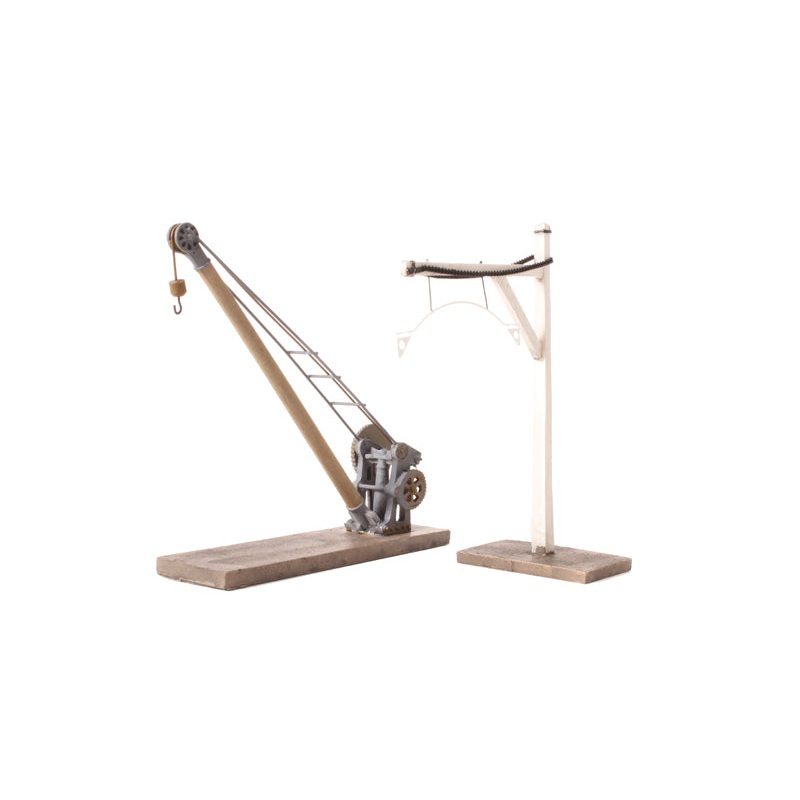 SCENECRAFT 44-0036 YARD CRANE AND LOADING GAUGE OO GAUGE