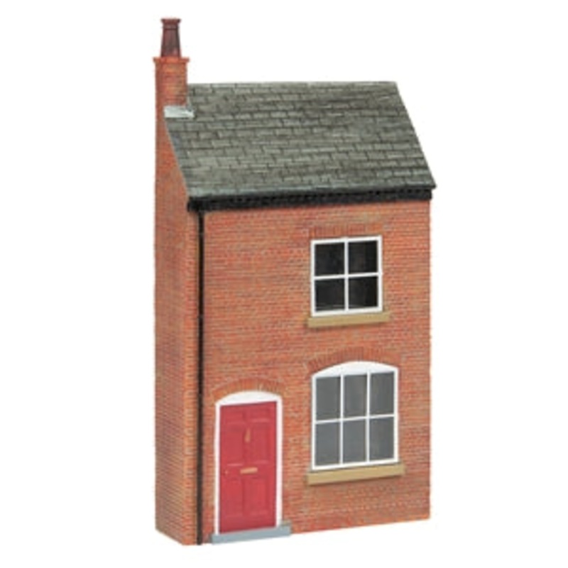 SCENECRAFT 44-0141 LUCSTON LOW RELIEF TERRACE HOUSE BRICK