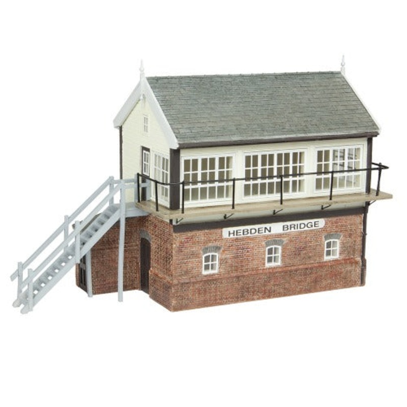 SCENECRAFT 44-0159 BRICK & TIMBER SIGNAL BOX OO GAUGE