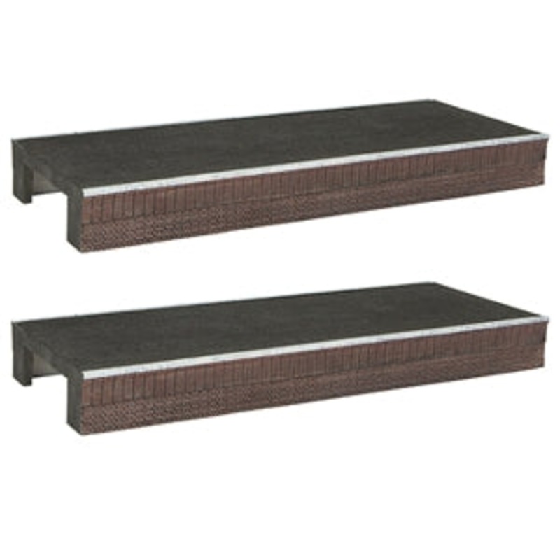 SCENECRAFT 44-0161 NARROW STRAIGHT PLATFORM X 2