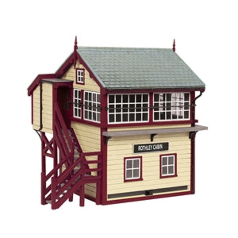 SCENECRAFT 44-0168 GCR Signal Box Maroon and Cream OO SCALE