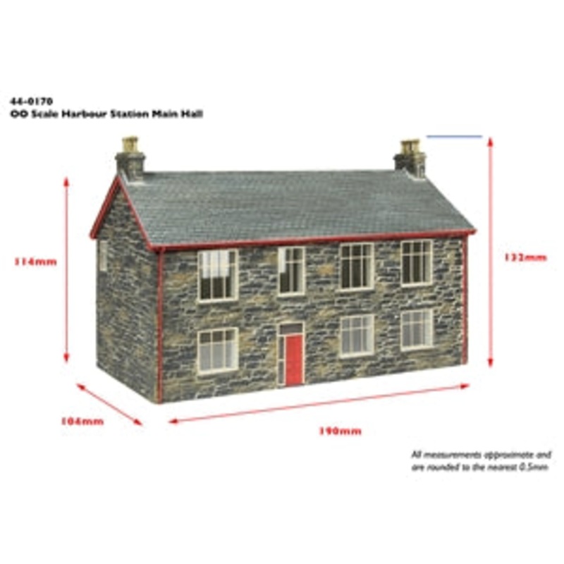 SCENECRAFT 44-0170R Harbour Station Main Hall - RED