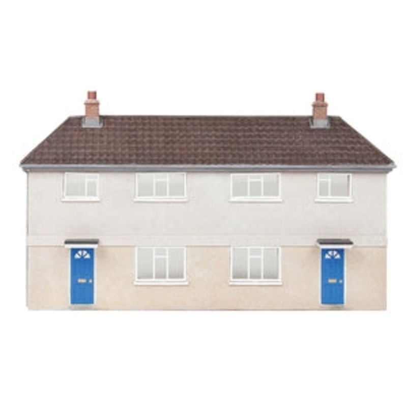 SCENECRAFT 44-0202 LOW RELIEF MUNICIPAL REINFORCED CONCRETE HOUSING