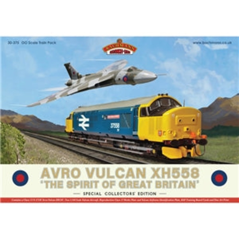 BACHMANN 30-357 TRAIN PACK AVRO VULCAN XH558 THE SPRIT OF GREAT BRITAIN