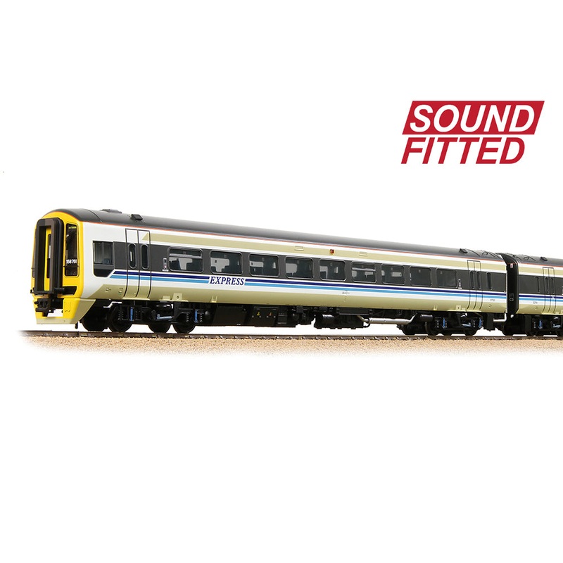 BACHMANN 31-496SF Class 158 2-Car DMU 158761 BR Provincial (Express) Sound Fitted