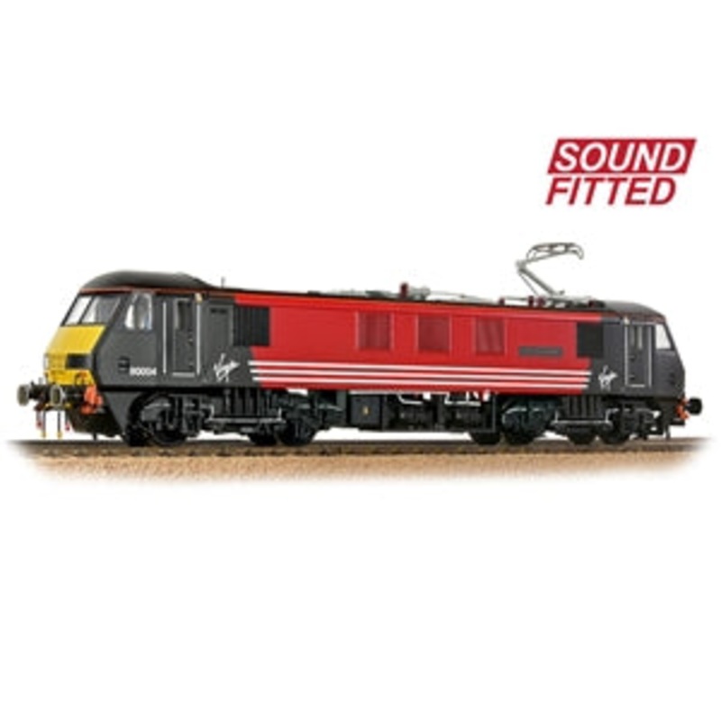 BACHMANN 32-615SF CLASS 90  90004 CITY OF GLASGOW VIRGIN TRAINS (ORIGINAL SOUND FITTED)
