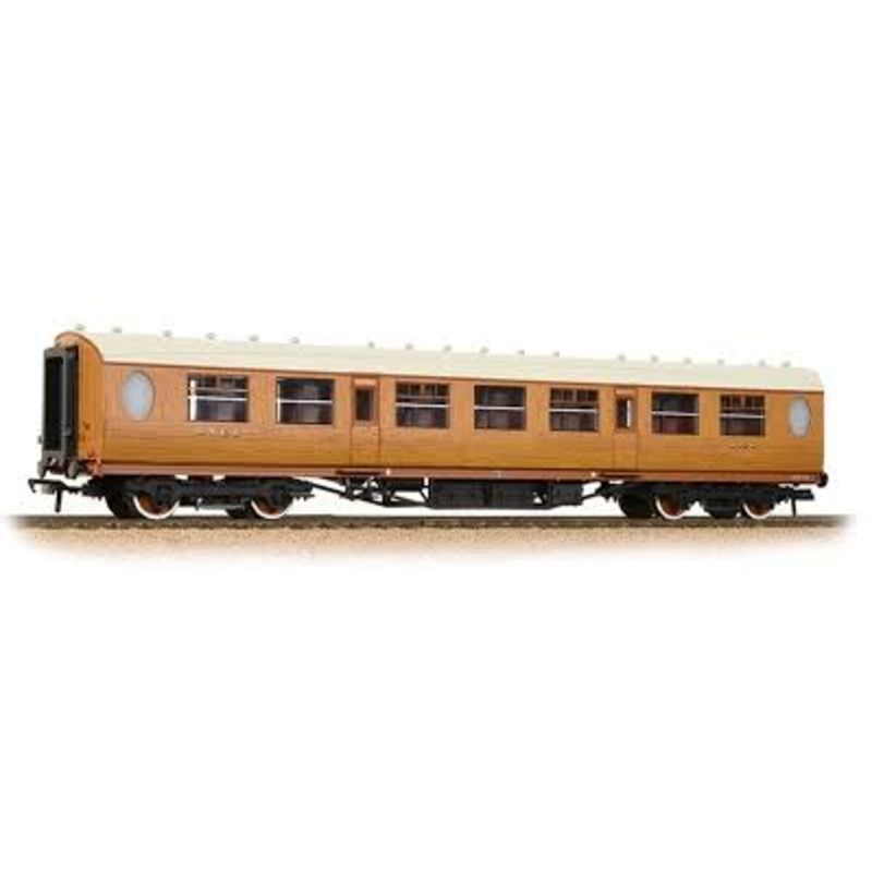 BACHMANN 34-385 THOMPSON THIRD CLASS CORRIDOR LNER TEAK