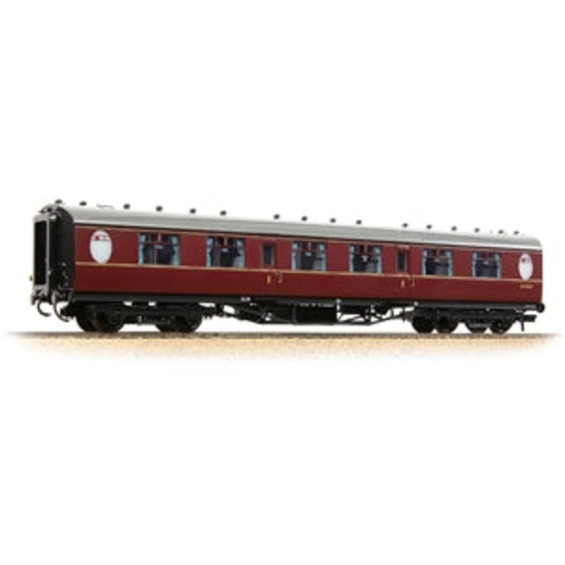 BACHMANN 34-487A LNER Thompson First Corridor BR Maroon