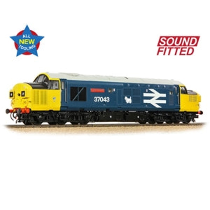 BACHMANN 35-304SF Class 37/0 Split Headcode 37043 'Loch Lomond' BR Blue (Large Logo)  LOCO SOUND FITTED