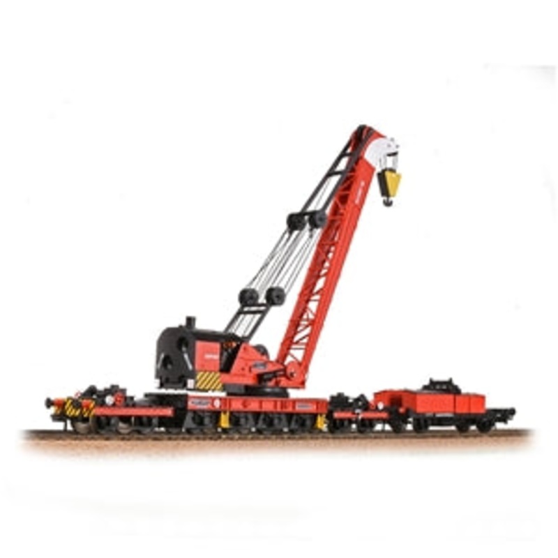 BACHMANN  38-803 RANSOMES & RAPIER 45 TON STEAM CRANE R.S 1097 BR SIGNAL RED