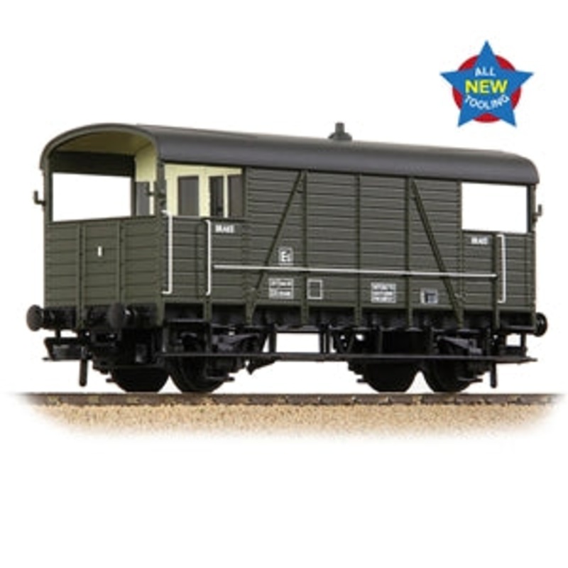BACHMANN  38-918 SE&CR ZTO  DANCEHALL BRAKE VAN BR DEPARTMENTAL OLIVE GREEN