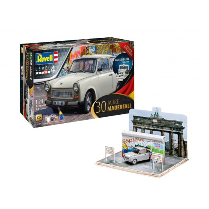 Revell 07619 Gift Set - Trabant/3D Puzzle "Fall of the Berlin Wall 30th Anniversary"
