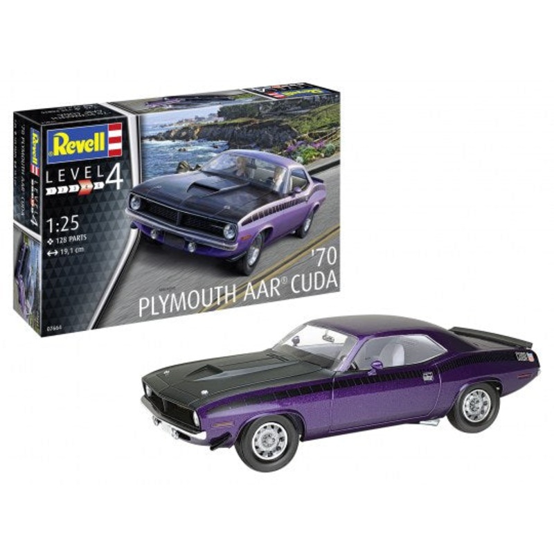 Revell 07664 1970 Plymouth AAR Cuda