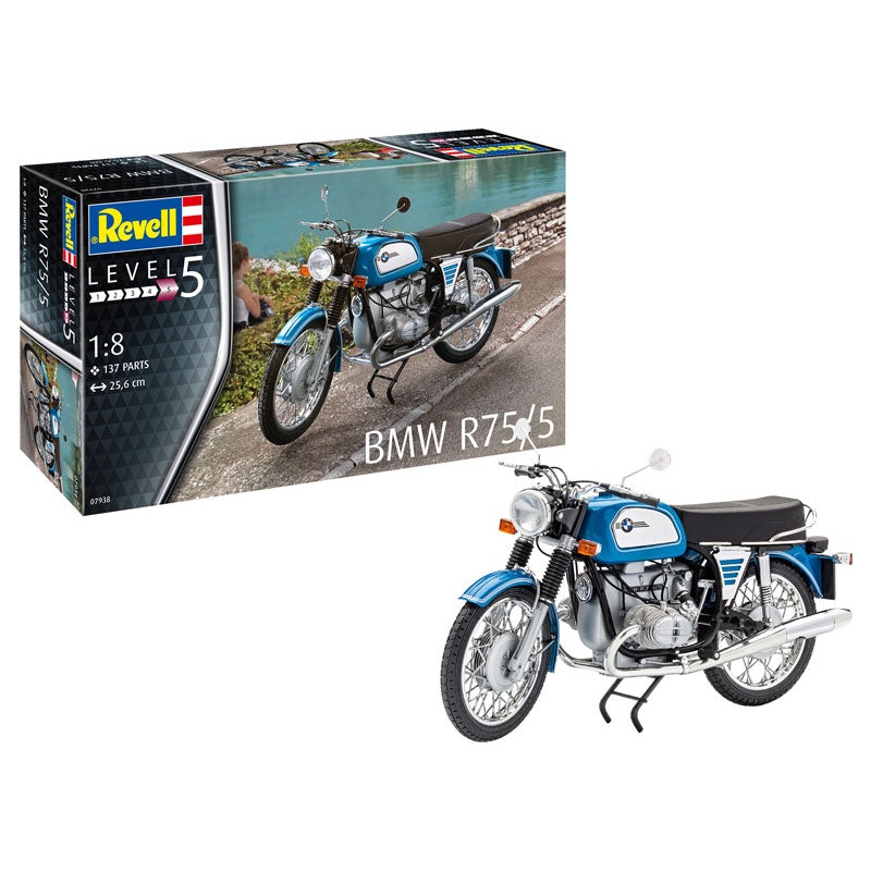 Revell 07938 1/8 ScaleBMW R75/5 Motor Cycle