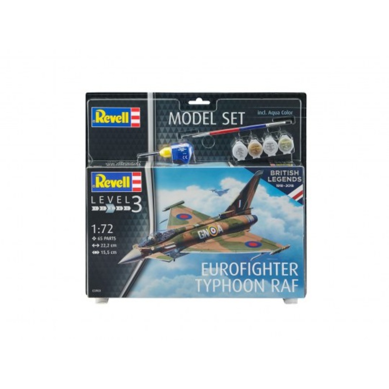 Revell 63900 Model Set - British Legends: Eurofighter Typhoon RAF