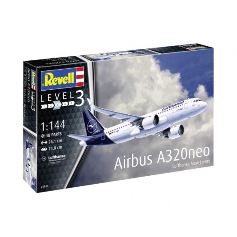 Revell 63942 Model Set - Airbus A320 Neo "Lufthansa" (New Livery)