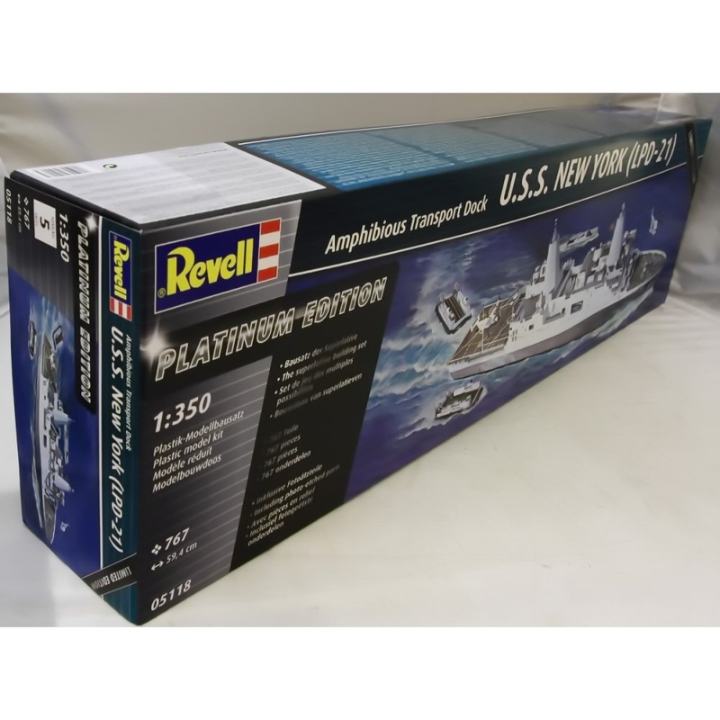 Revell 05118 U.S.S NEW YORK (LPD-21) PLATINUM EDITION