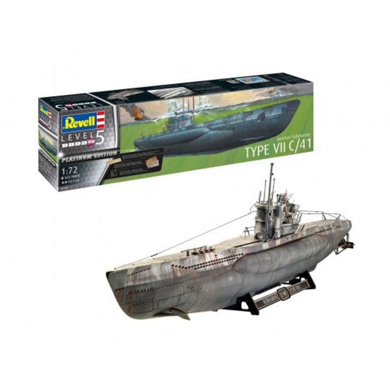 Revell 05163 German Submarine Type VII C/41