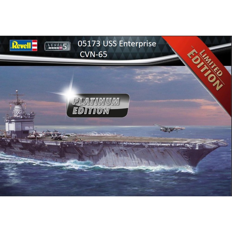 Revell 05173 USS Enterprise CVN-65 (Platinum Edition)