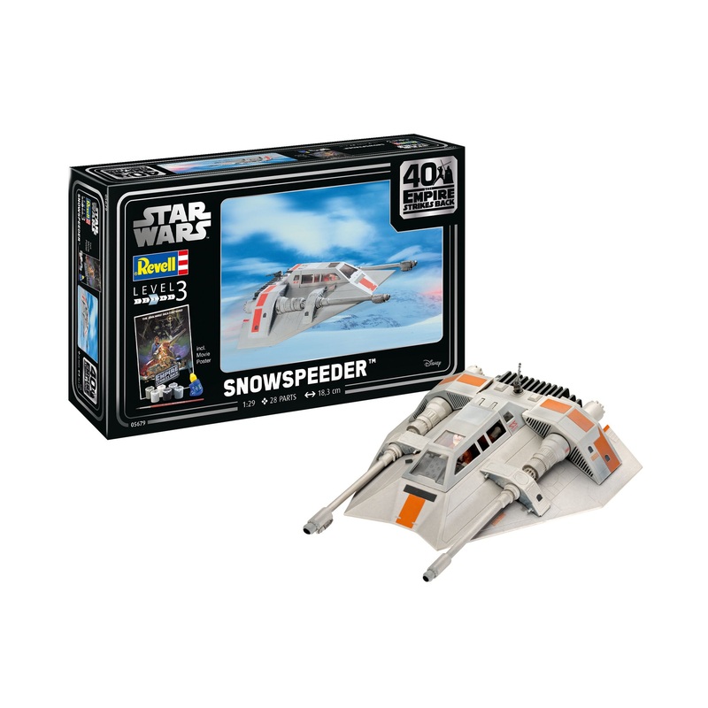 Revell 05679 Gift Set - Snowspeeder (The Empire Strikes Back 40th Anniversary)