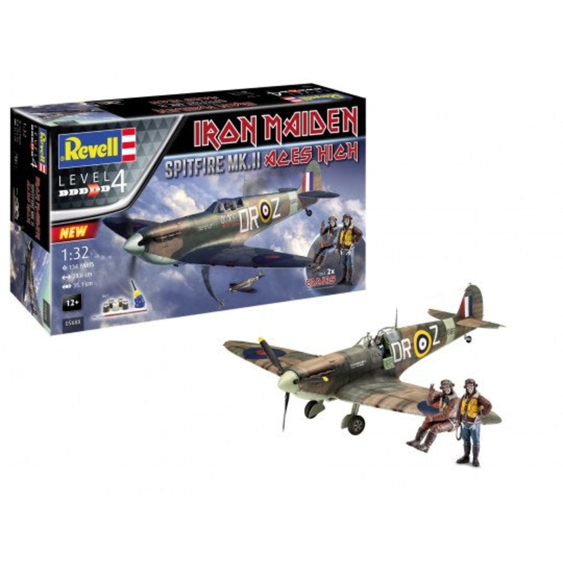 Revell 05688 Gift Set - Spitfire Mk.II "Aces High" Iron Maiden