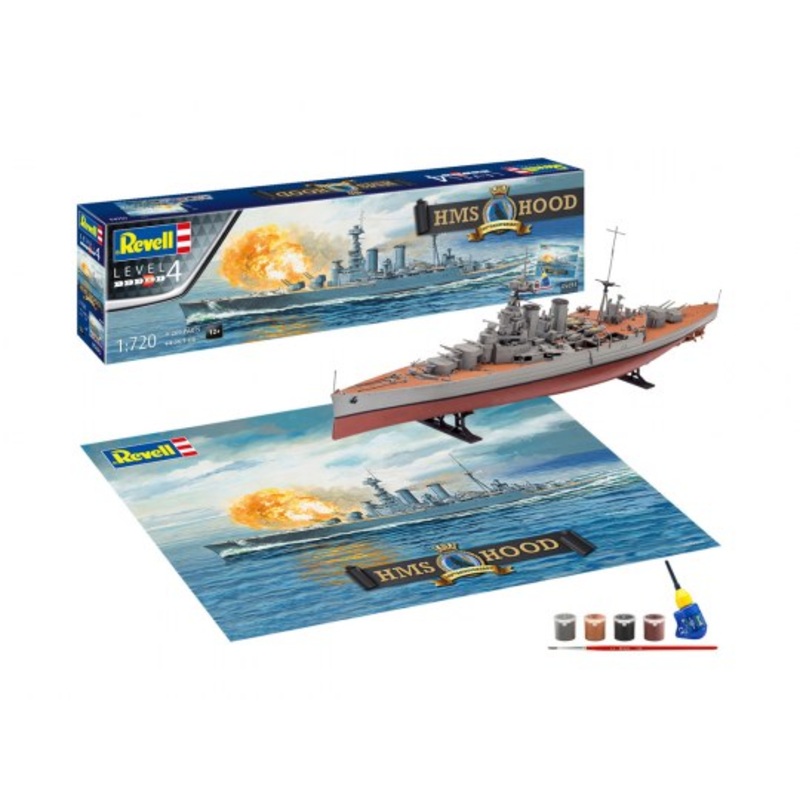 Revell 05693 Gift Set - HMS Hood "100th Anniversary"