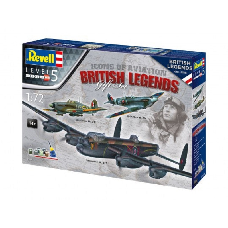 Revell 05696 Gift Set - British Legends (Spitfire/Hurricane/Lancaster)
