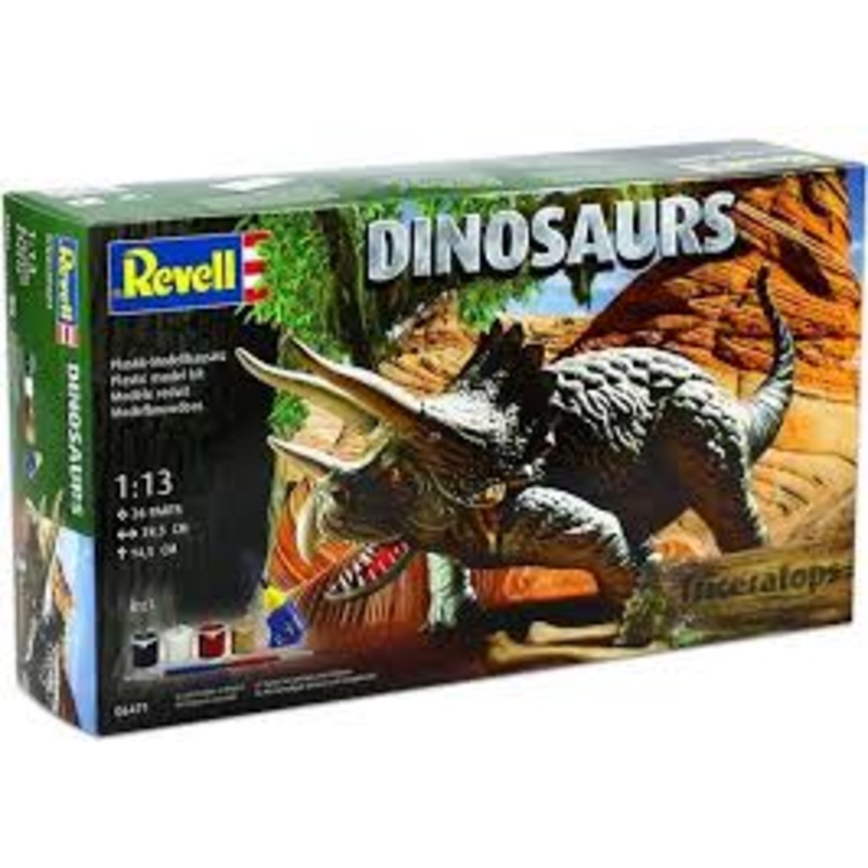 REVELL 06471 DINOSAUR TRICERATOPS PLASTIC KIT
