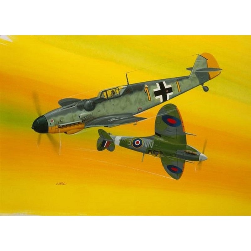 Revell 03710 Combat Set Bf109G-10 & Spitfire