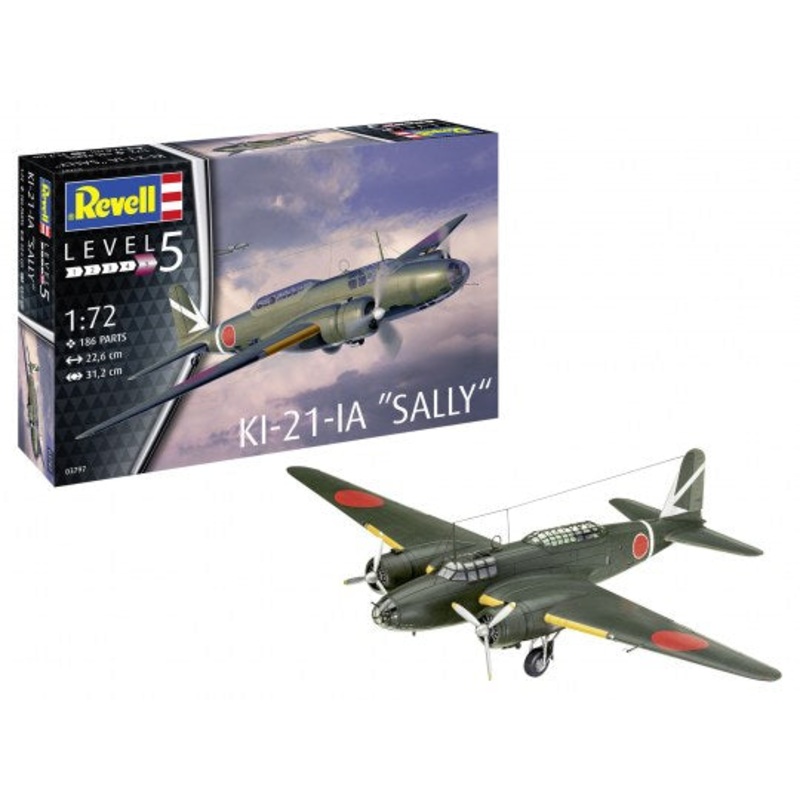 REVELL 03797 KI-21-lA Sally  KIT 1:72 SCALE