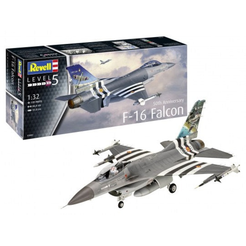 REVELL 03802 F-16 FALCON  50TH ANNIVERSARY  KIT 1:32 SCALE
