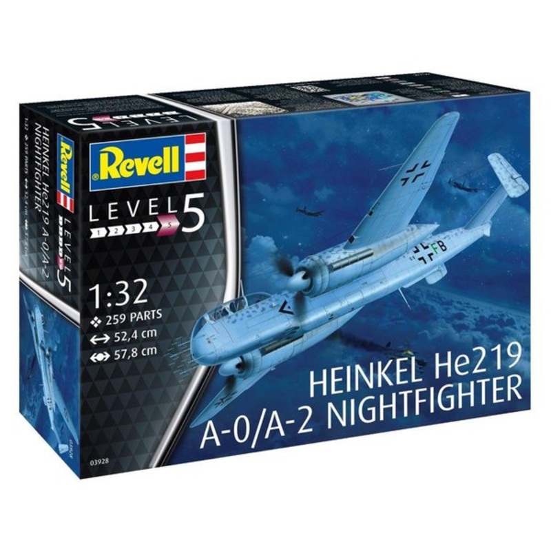 Revell 03928 REVELL 1/32 HEINKEL HE219 A-0 NIGHTFIGHTER MODEL KIT
