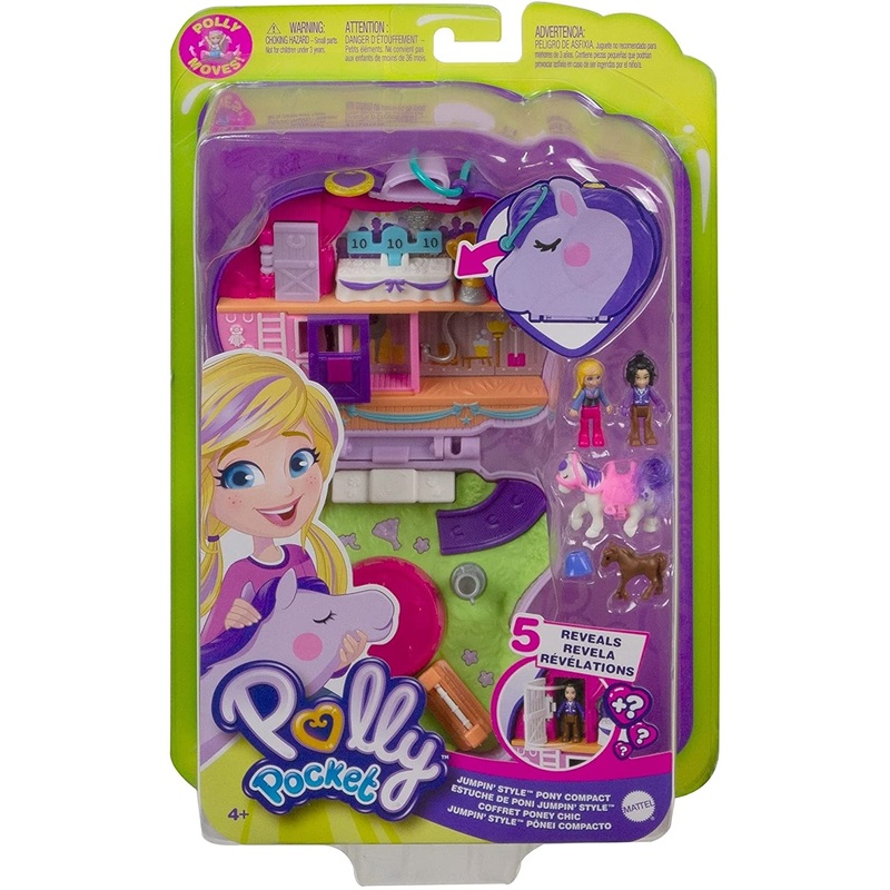 POLLY POCKET FRY35 JUMPING STYLE PONY COMPACT