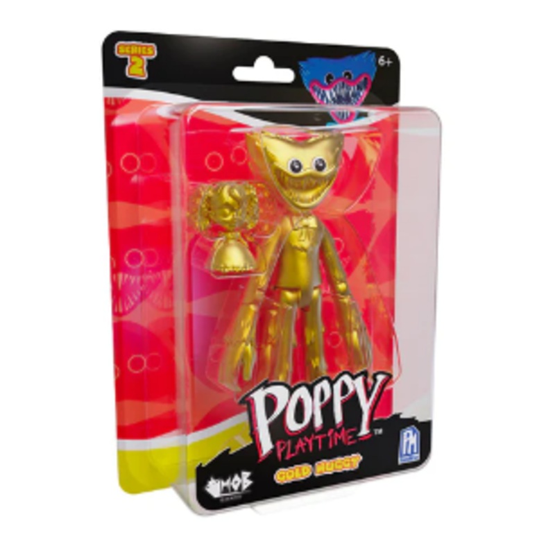 POPPY PLAYTIME AF7714 GOLD HUGGY ACTION FIGURE SERIES 2