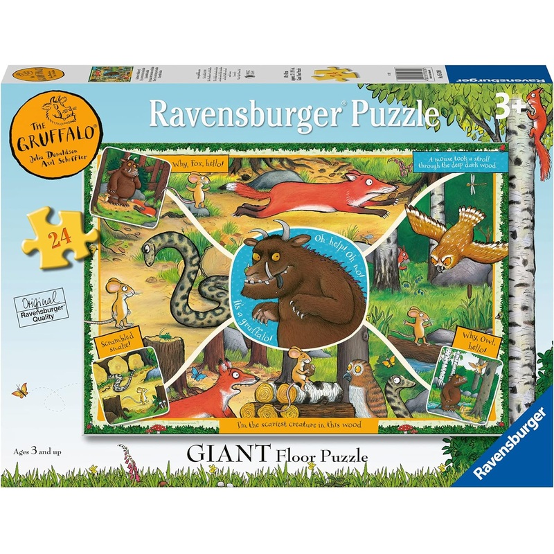 RAVENSBURGER 05620 THE GRUFFALO 24 PIECE GIANT FLOOR PUZZLE