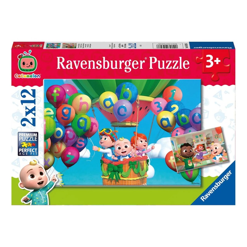 RAVENSBURGER 05628 COCOMELON 2 X 12PCE PUZZLE