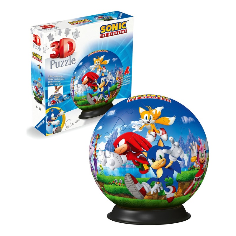 RAVENSBURGER 11592 SONIC THE HEDGEHOG 73 PIECE 3D JIGSAW PUZZLE