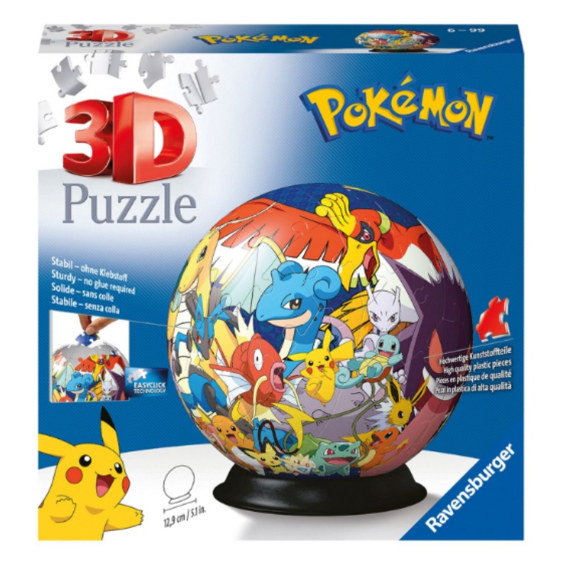 RAVENSBURGER 11785 POKEMON 3D PUZZLE 72PC