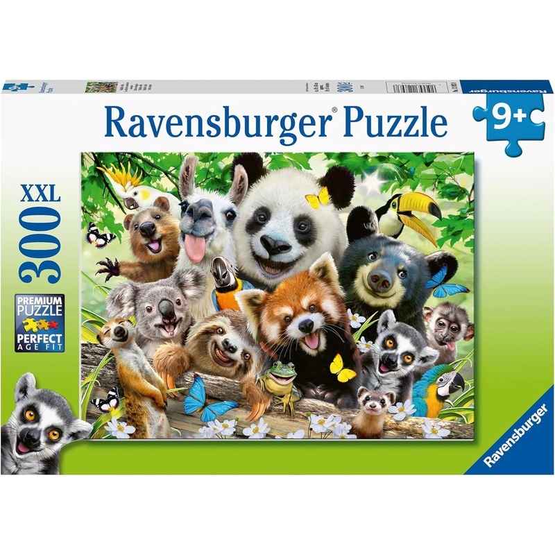 RAVENSBURGER 12893 WILDLIFE SELFIE XXL 300 PIECE JIGSAW PUZZLE