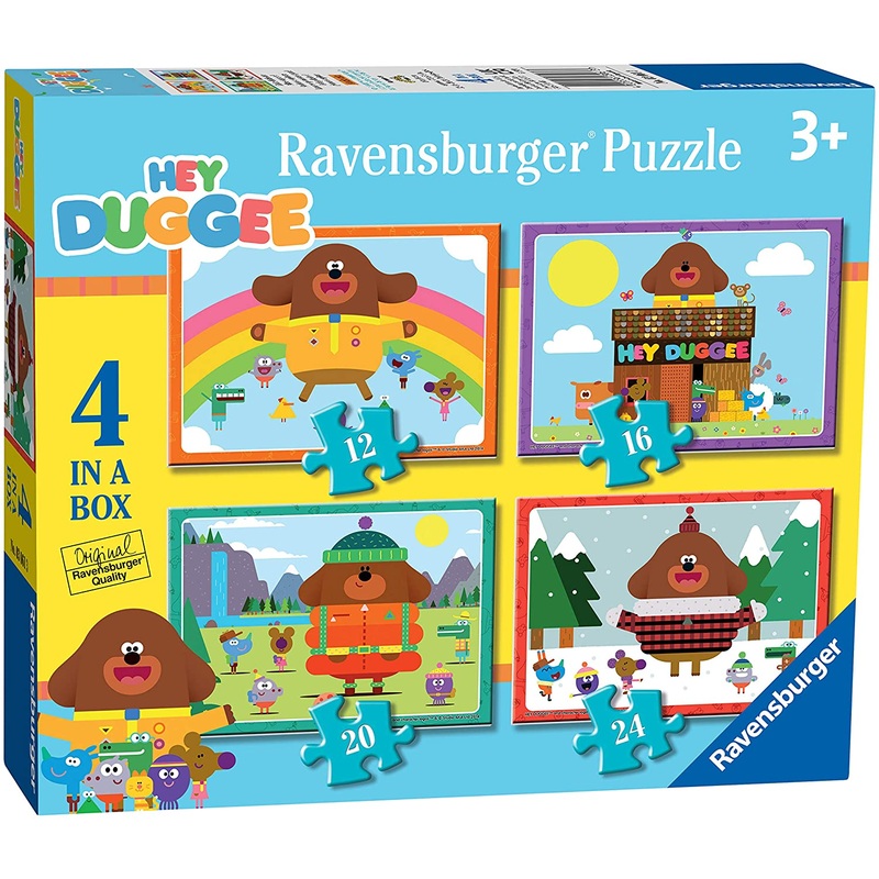 RAVENSBURGER 3061 HEY DUGGEE 4 IN A BOX PUZZLE