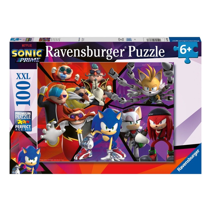 RAVENSBURGER 3383 SONIC PRIME 100XXL PIECE JIGSAW PUZZLE