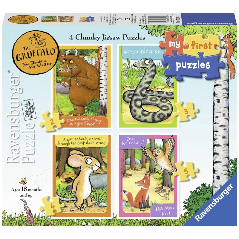 Ravensburger 7226 The Gruffalo 4 In a Box  Piece Jigsaw Puzzle
