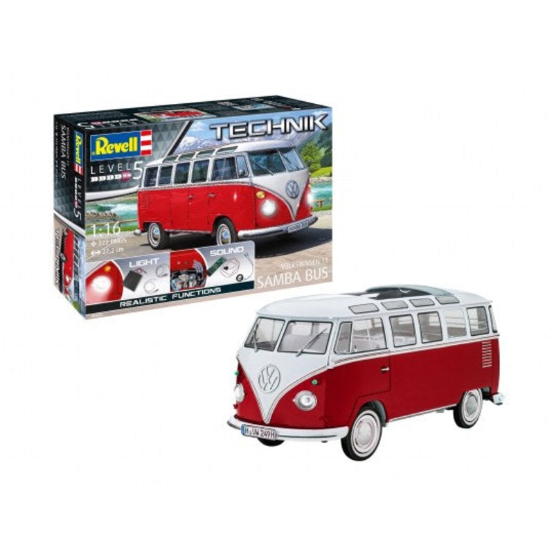Revell 00455 Volkswagen T1"Samba Bus"-Technik