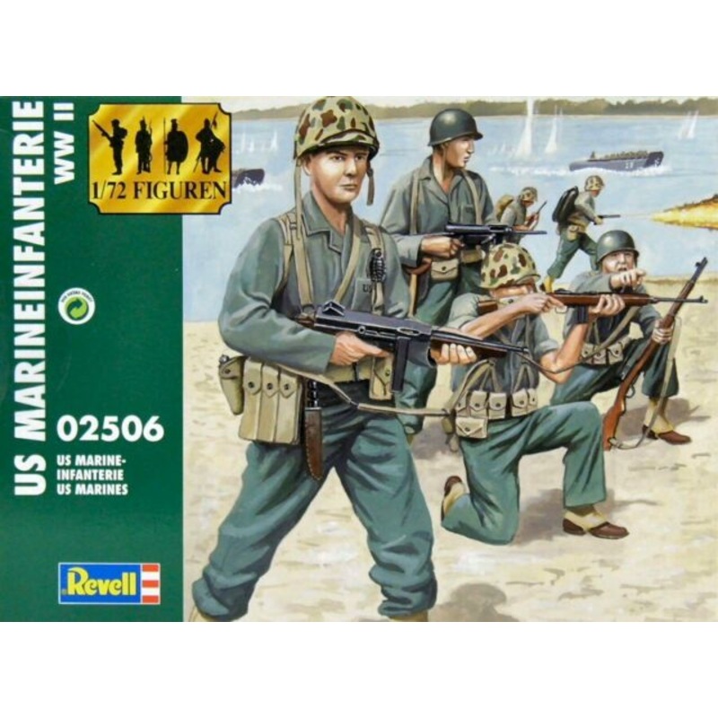 REVELL 02506 U.S MARINE INFANTRY WWII  1/72 SCALE