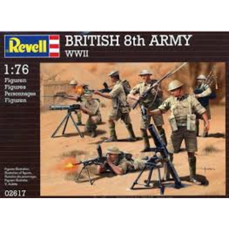 REVELL 02617 BRITISH 8TH ARMY  1/76 SCALE