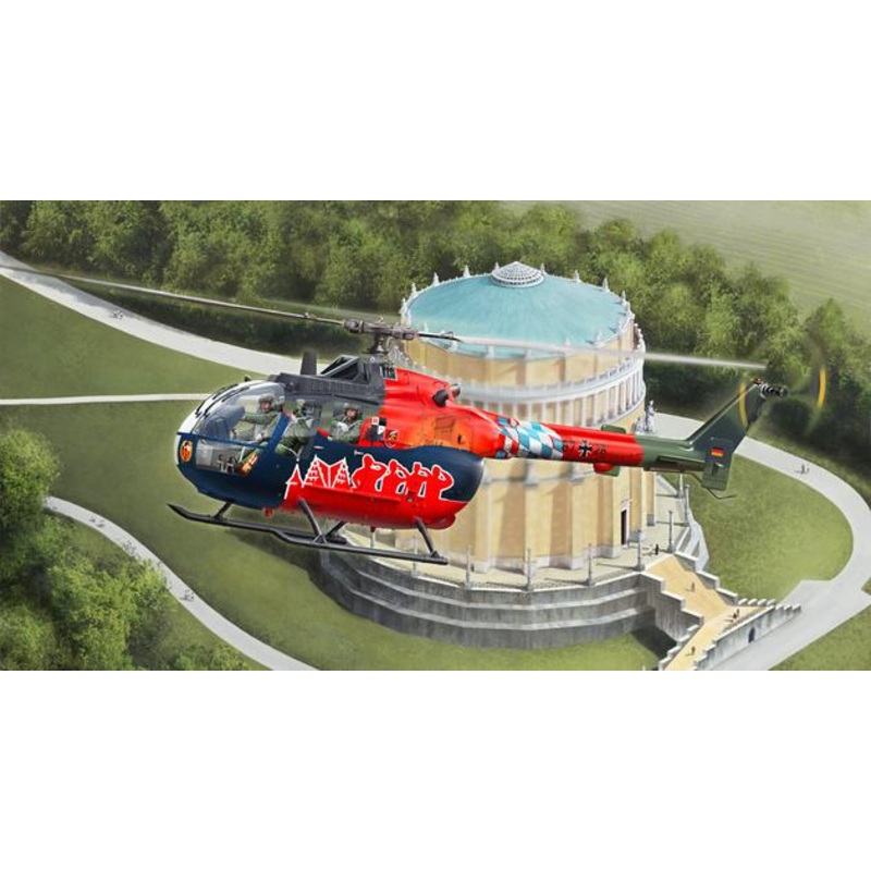 Revell  04906 1/32 BO 105 Helicopter Kit 35th Anniversary of Roth Fly-out Version
