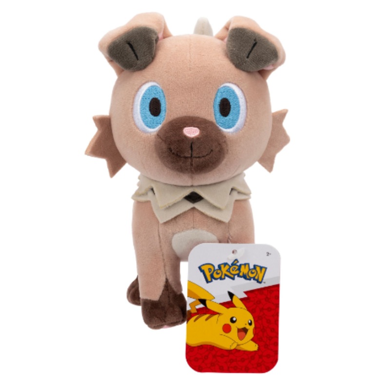 POKEMON 71009 ROCKRUFF 8 INCH PLUSH SOFT TOY