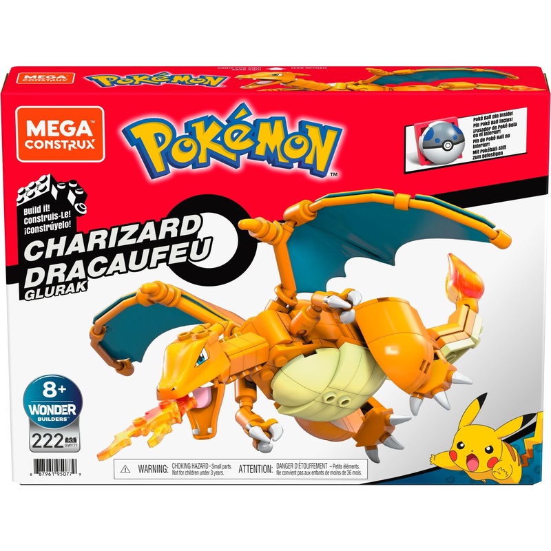 POKEMON MEGA MOTION GWY77 CHARIZARD BUILDING SET