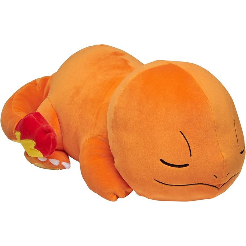 POKEMON PKW0075 SLEEPING CHARMANDER 18 INCH PLUSH SOFT TOY