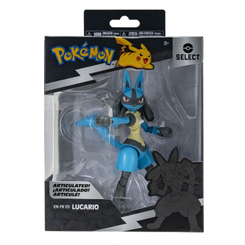 POKEMON PKW2411 LUCARIO SELECT ARTICULATED FIGURE
